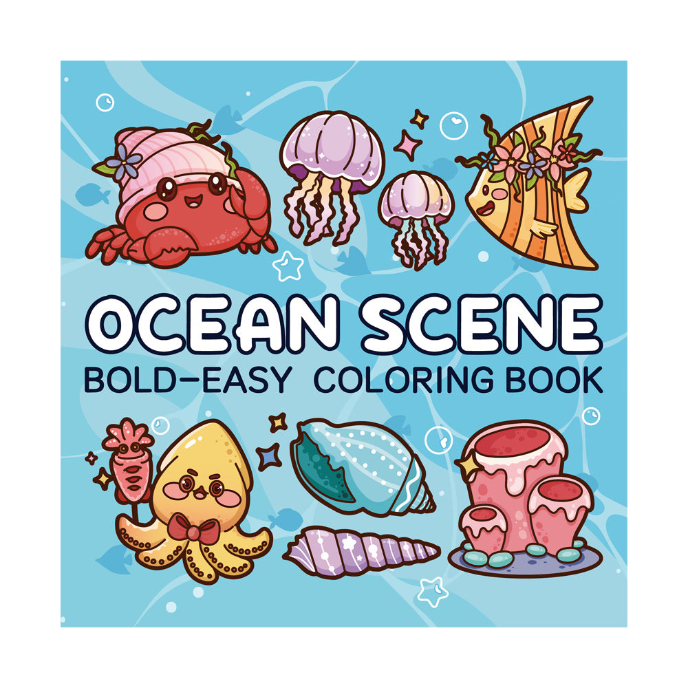 #3000 Coloring Book for Adults and Teens Featuring Cute Cozy Daily Activities for Relaxation