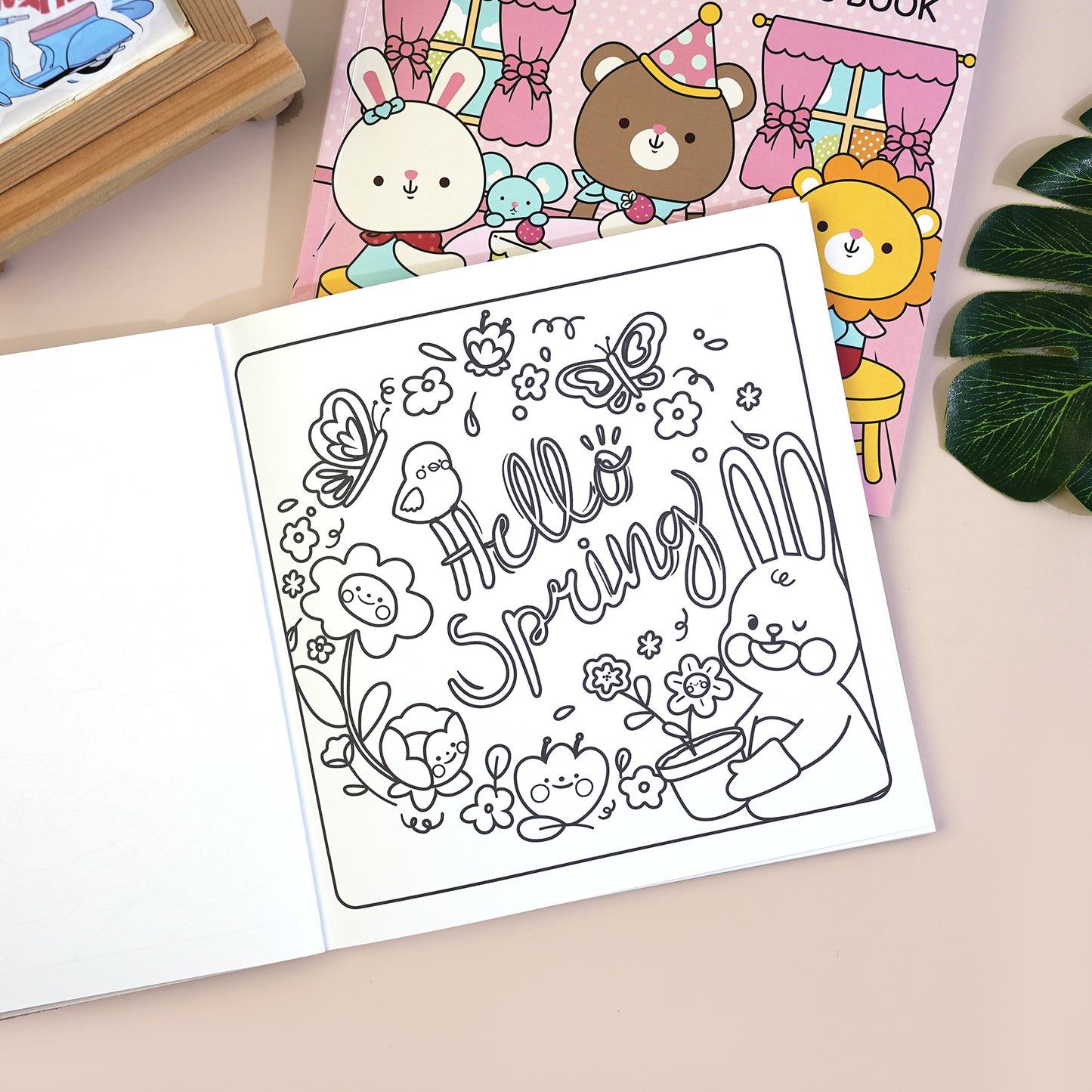 #3000 Coloring Book for Adults and Teens Featuring Cute Cozy Daily Activities for Relaxation
