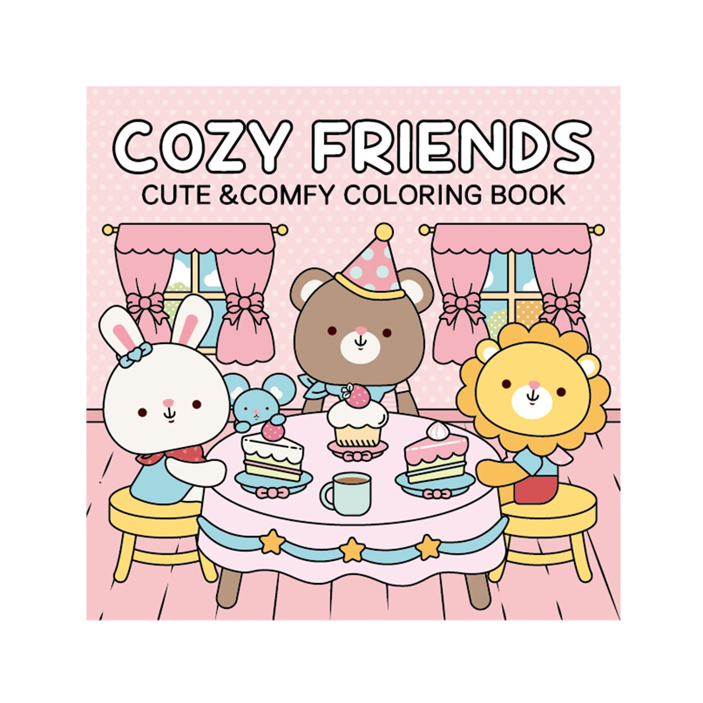 #3000 Coloring Book for Adults and Teens Featuring Cute Cozy Daily Activities for Relaxation