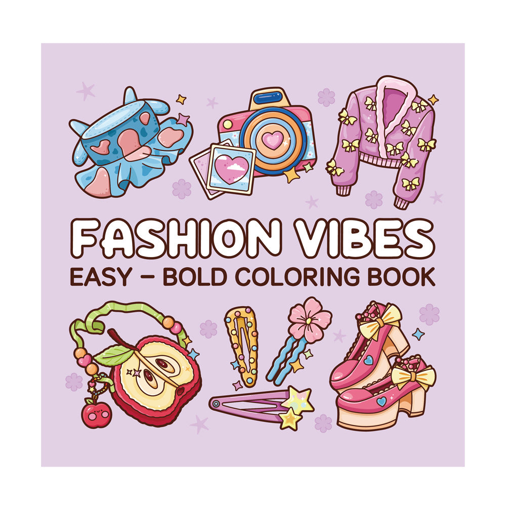 #3000 Coloring Book for Adults and Teens Featuring Cute Cozy Daily Activities for Relaxation