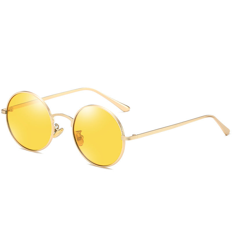 #1503 Retro - Inspired Round Sunglasses
