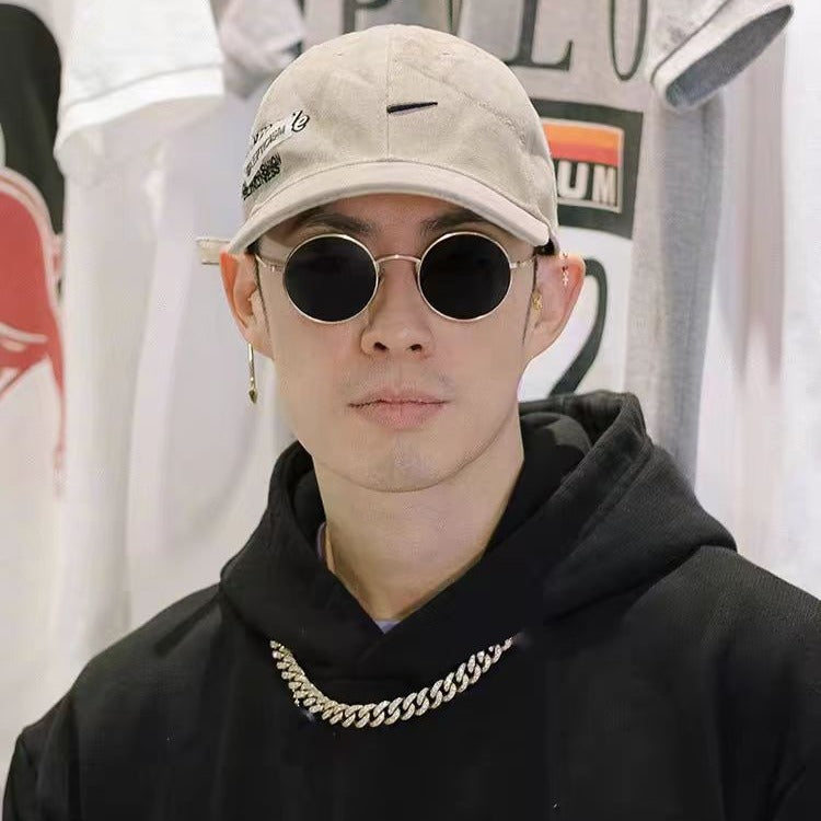 #1503 Retro - Inspired Round Sunglasses