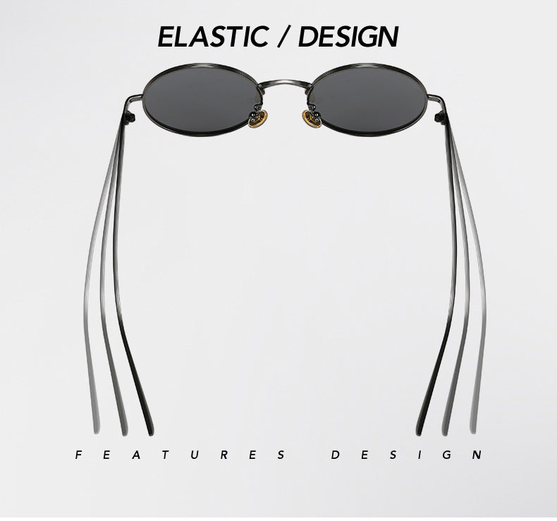 #1503 Retro - Inspired Round Sunglasses
