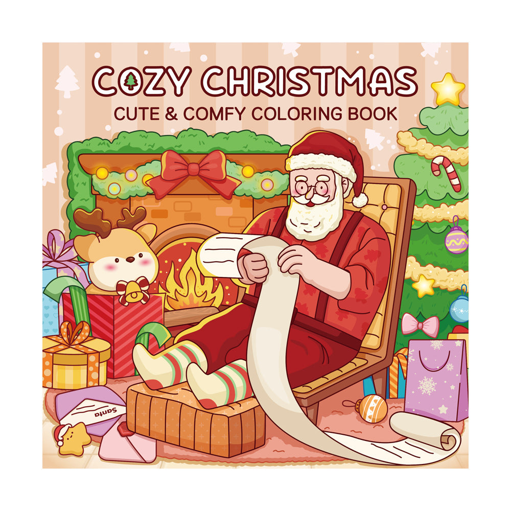 #3000 Coloring Book for Adults and Teens Featuring Cute Cozy Daily Activities for Relaxation
