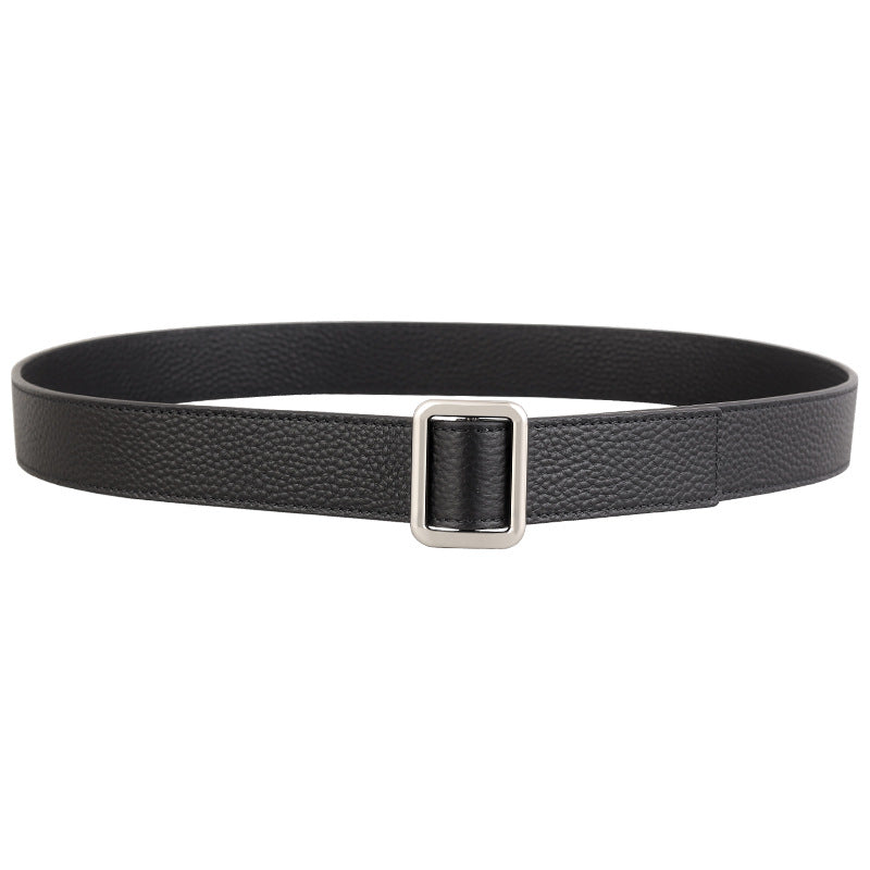 #2001 Minimalist Buckle Leather Belt Collection