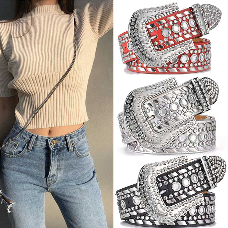 #2003 Sparkling Studded Belts: The Epitome of Style