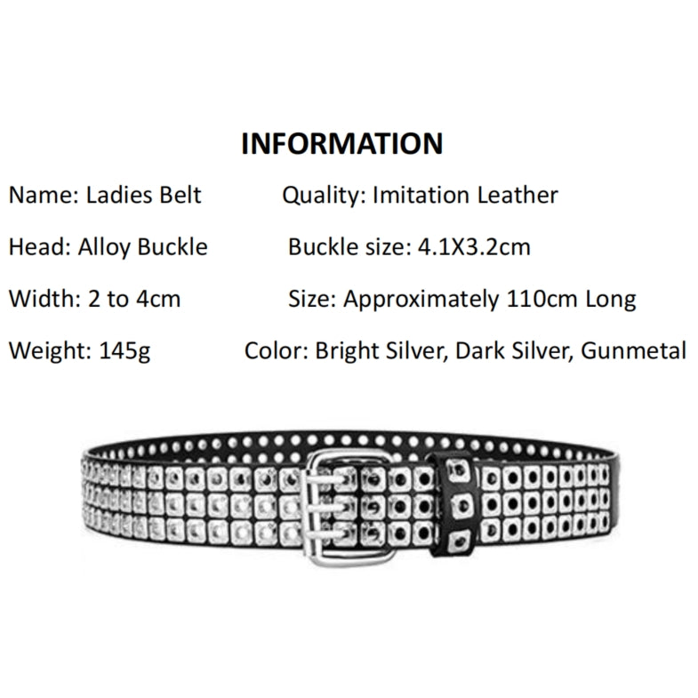 #2003 Sparkling Studded Belts: The Epitome of Style