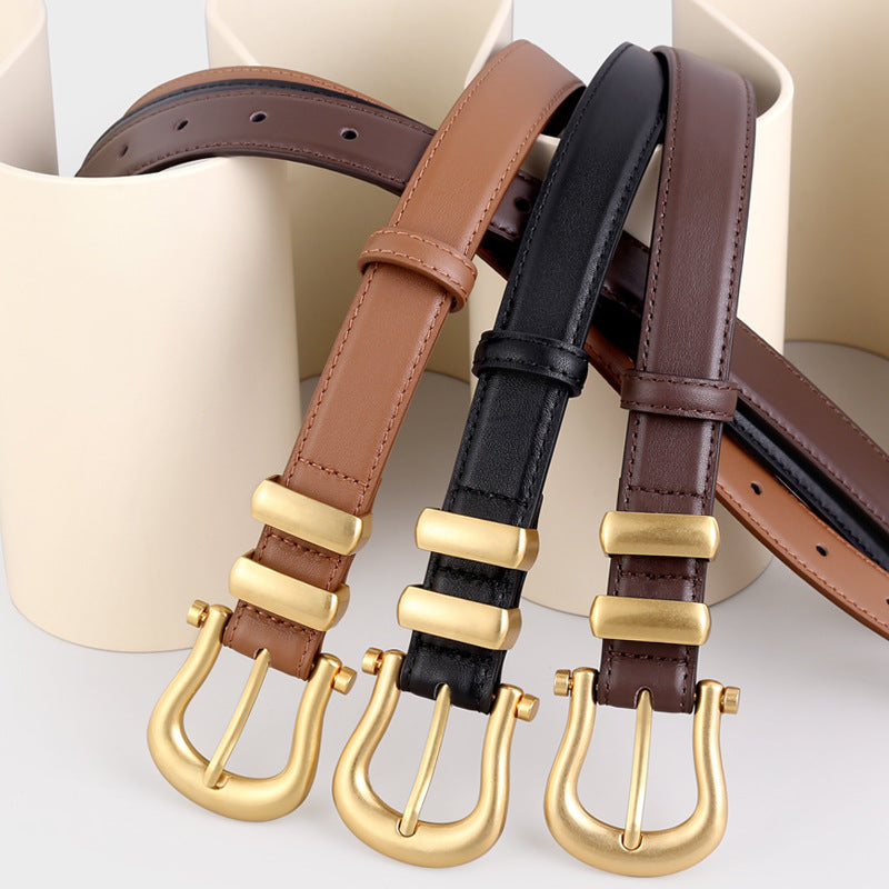 #2005 Elegant Leather Belts: Timeless Fashion