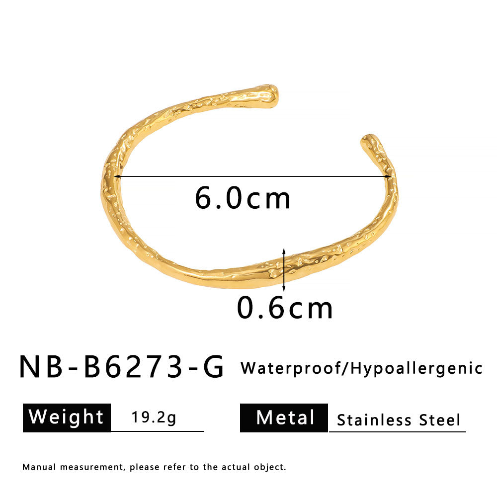 1201# Hot-selling zircon love quadrilateral geometric white zirconium green zirconium titanium steel real gold electroplating color-preserving jewelry bracelet