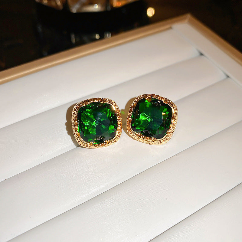 1213# Vintage Retro Statement Earrings, vintage earrings, statement jewelry, retro earrings, fashion accessories, gift for women.