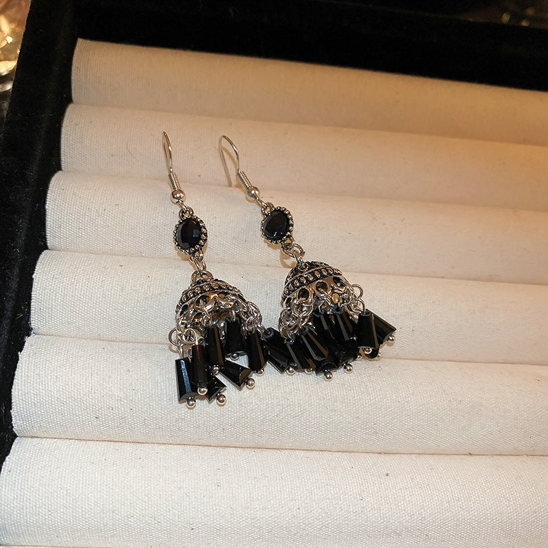 1213# Vintage Retro Statement Earrings, vintage earrings, statement jewelry, retro earrings, fashion accessories, gift for women.