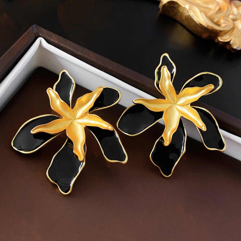 1213# Vintage Retro Statement Earrings, vintage earrings, statement jewelry, retro earrings, fashion accessories, gift for women.