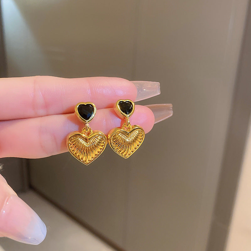 1213# Vintage Retro Statement Earrings, vintage earrings, statement jewelry, retro earrings, fashion accessories, gift for women.