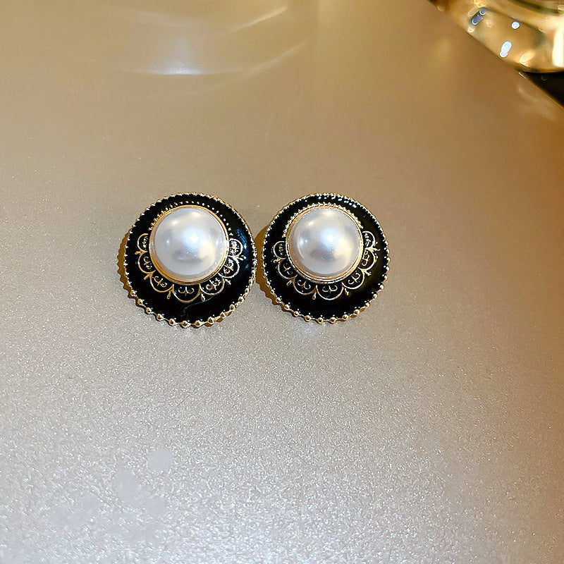 1213# Vintage Retro Statement Earrings, vintage earrings, statement jewelry, retro earrings, fashion accessories, gift for women.