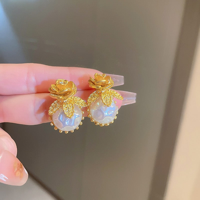 1213# Vintage Retro Statement Earrings, vintage earrings, statement jewelry, retro earrings, fashion accessories, gift for women.