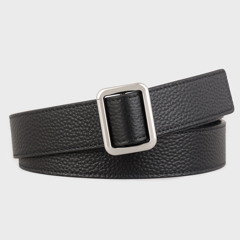 #2001 Minimalist Buckle Leather Belt Collection