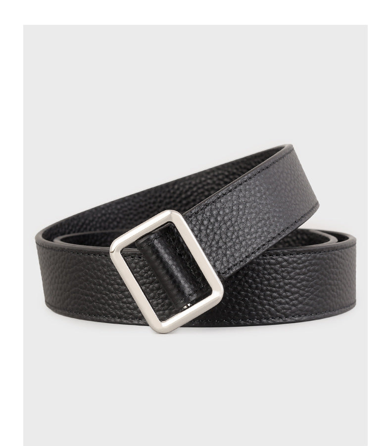 #2001 Minimalist Buckle Leather Belt Collection