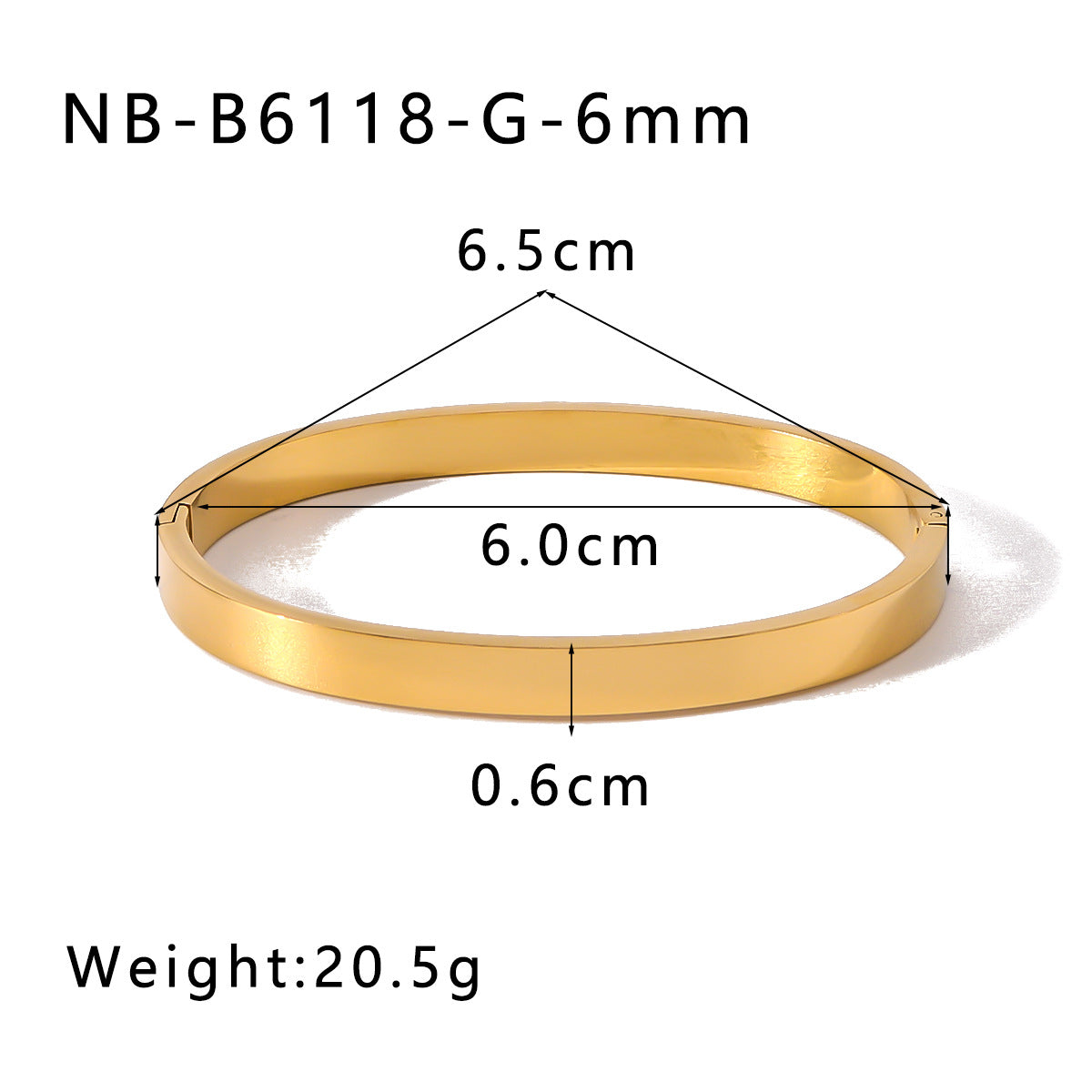 1203# Stainless steel extremely simple bracelet best-selling hot-selling high-end electroplated smooth stainless steel bracelet